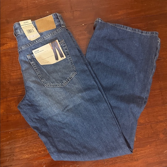 Aeropostale Denim - Aeropostale Relaxed Fit Dark Blue Jeans